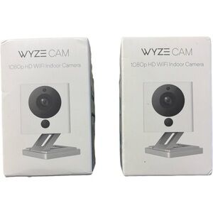 WYZE X 2 Cam V2 1080p HD WiFi Camera 8x Digital Zoom Night Vision 2-Way Audio